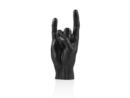 Hand You Rock Sculpture - Black