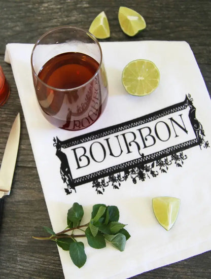 Bourbon tea towel