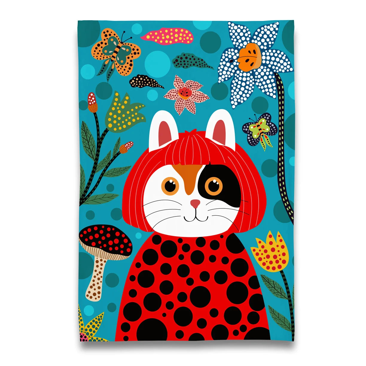 Torchon Kusameow Yayoi Kusama Chat Calico