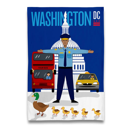 Torchon Washington DC US Capitol avec Canards