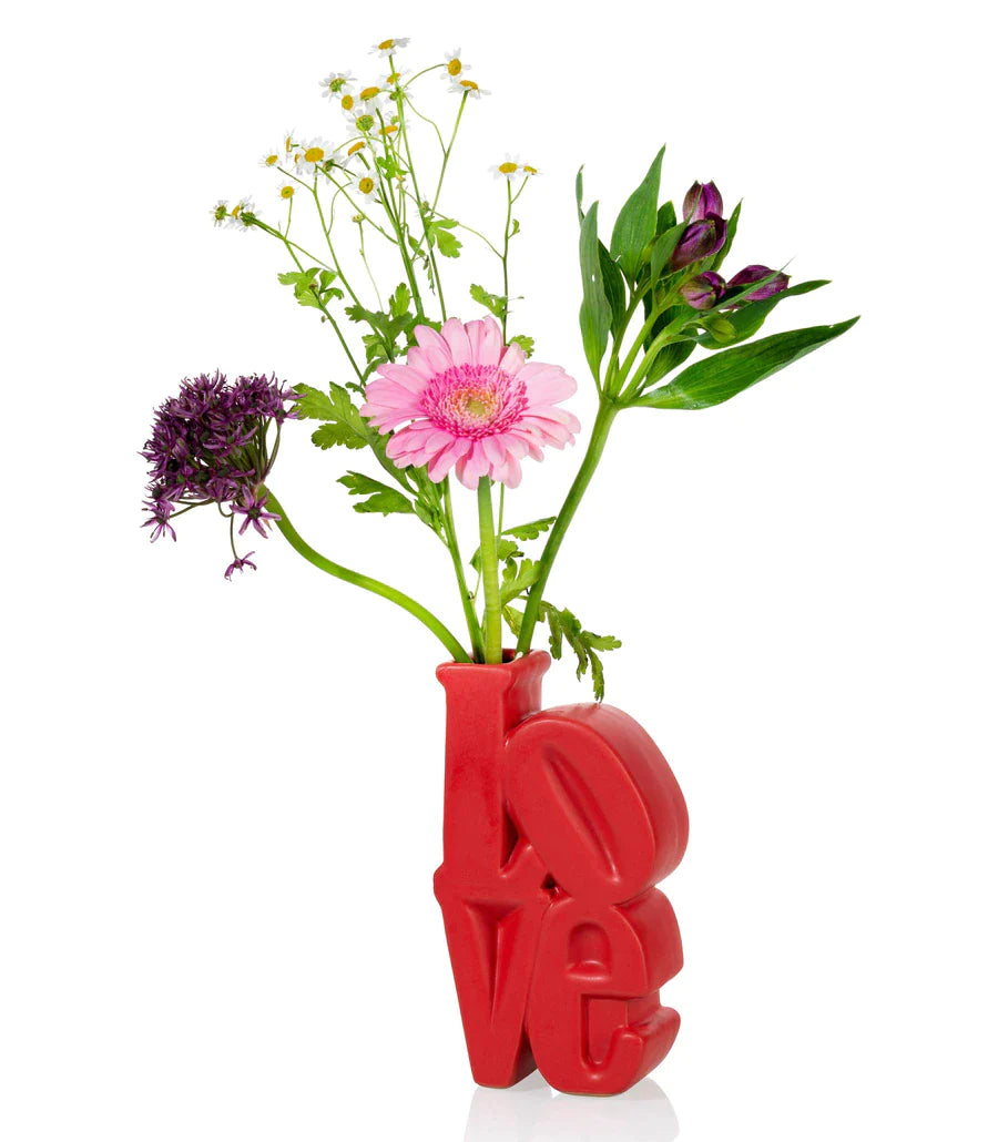 Red Love Vase