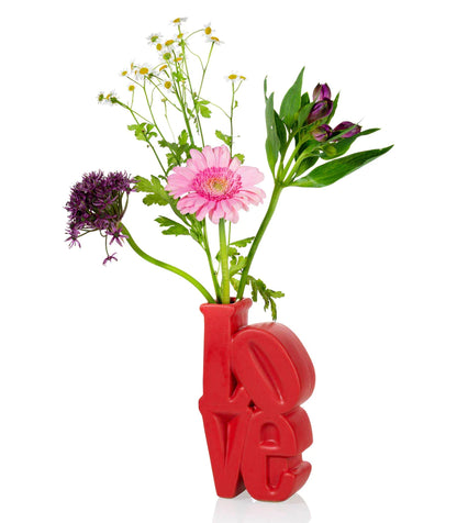 Red Love Vase