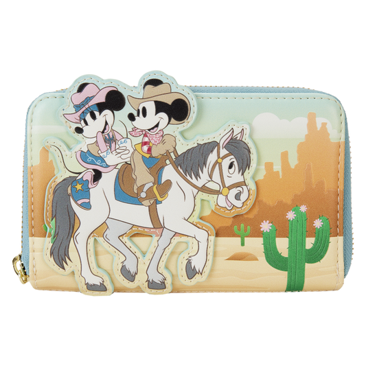 Porte-monnaie Minnie et Mickey - Western