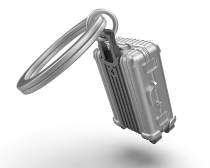 Suitcase key ring