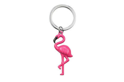 Pink Flamingo key ring