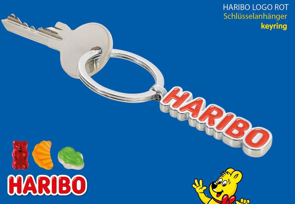 Portachiavi TROIKA HARIBO LOGO RED – il logo HARIBO
