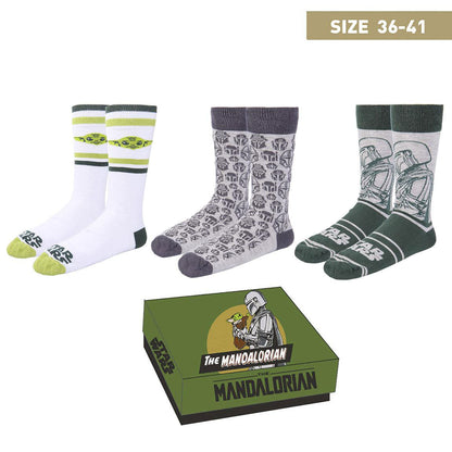 Star Wars: The Mandalorian pack 3 pairs of socks - Mandalorian 