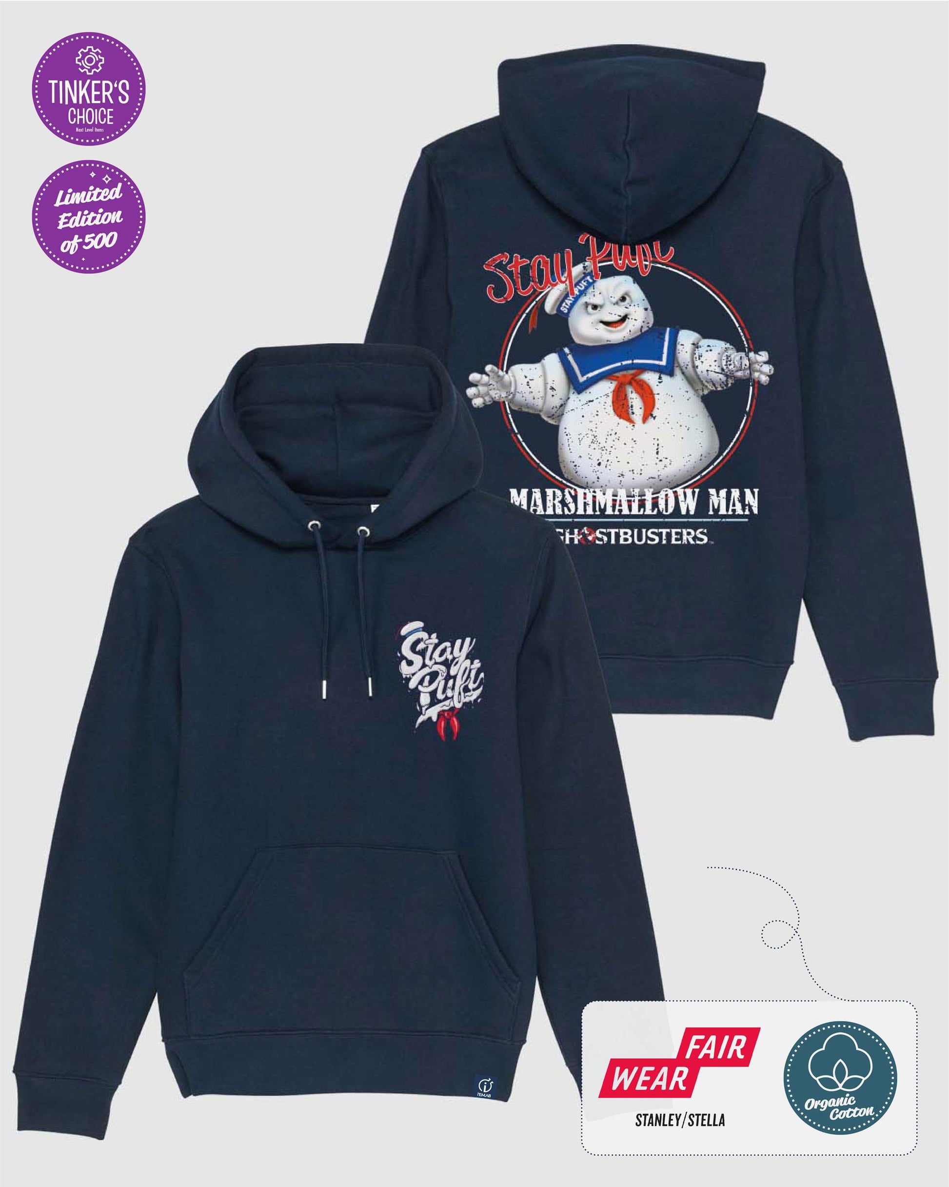 Hoodie Bibendum Chamallow Stay Puft ItemLab | SOS Fantômes sweater à capuche Slimer Funko