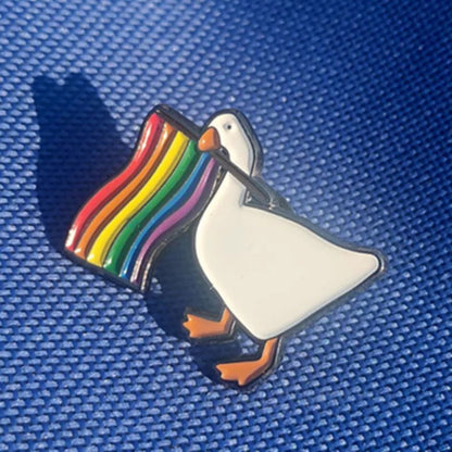 Pins Duck LGBT Flag