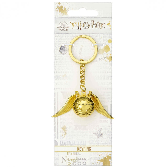 3D Golden Snitch Keychain