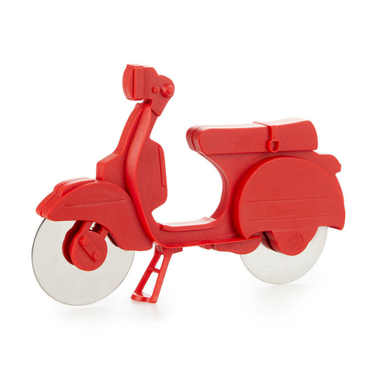 Red Retro Scooter Pizza Cutter