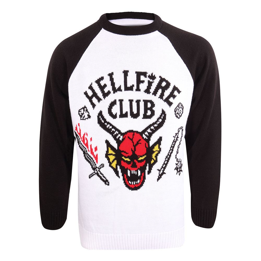 Pull de Noël Stranger Things - Hellfire Club